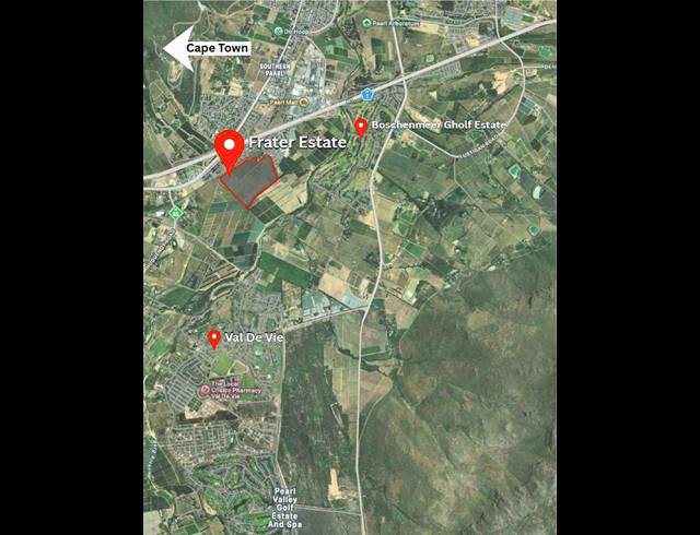 31.60HA VACANT LAND FOR SALE IN PAARL SOUTH